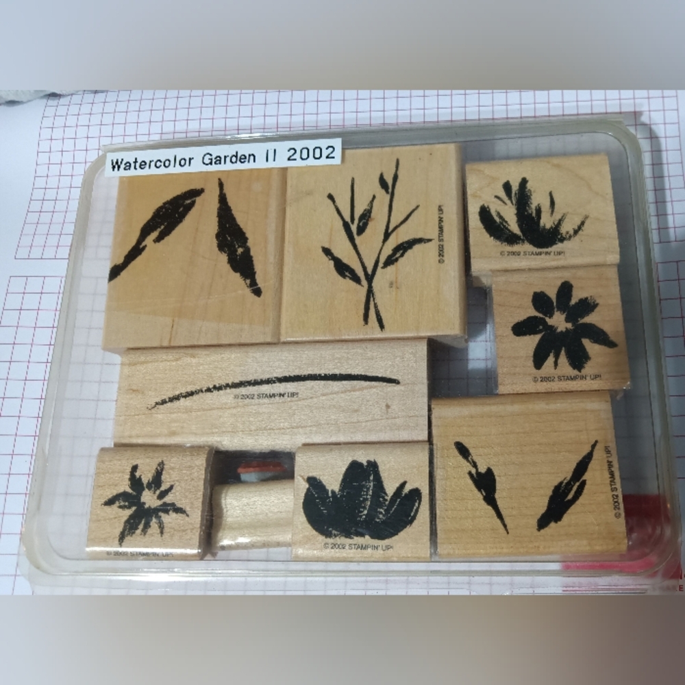 Stampin' Up! Watercolor Garden II Floral Stamp Set